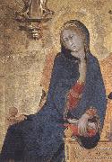 Simone Martini Annunciation (mk39) oil painting on canvas